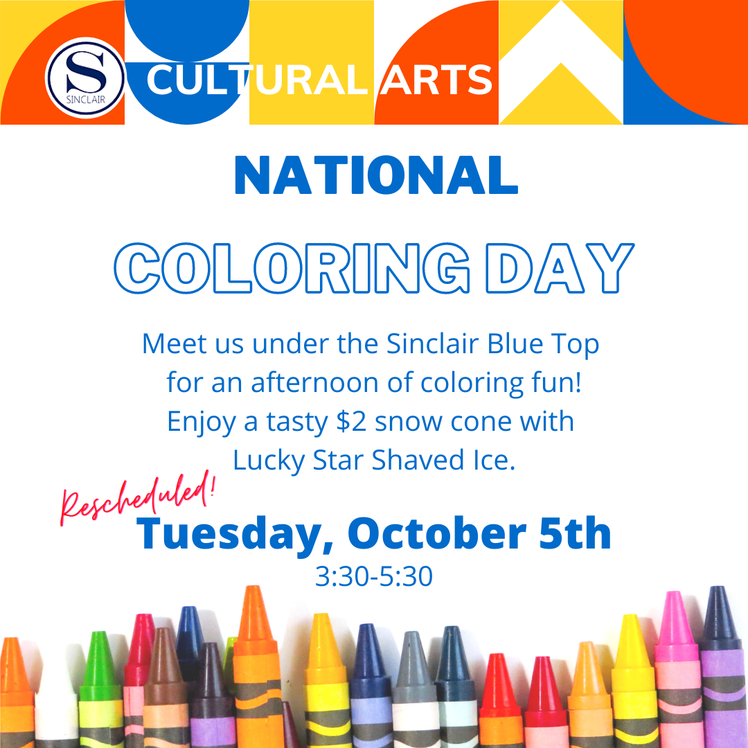 National Coloring Day Sinclair Elementary PTO