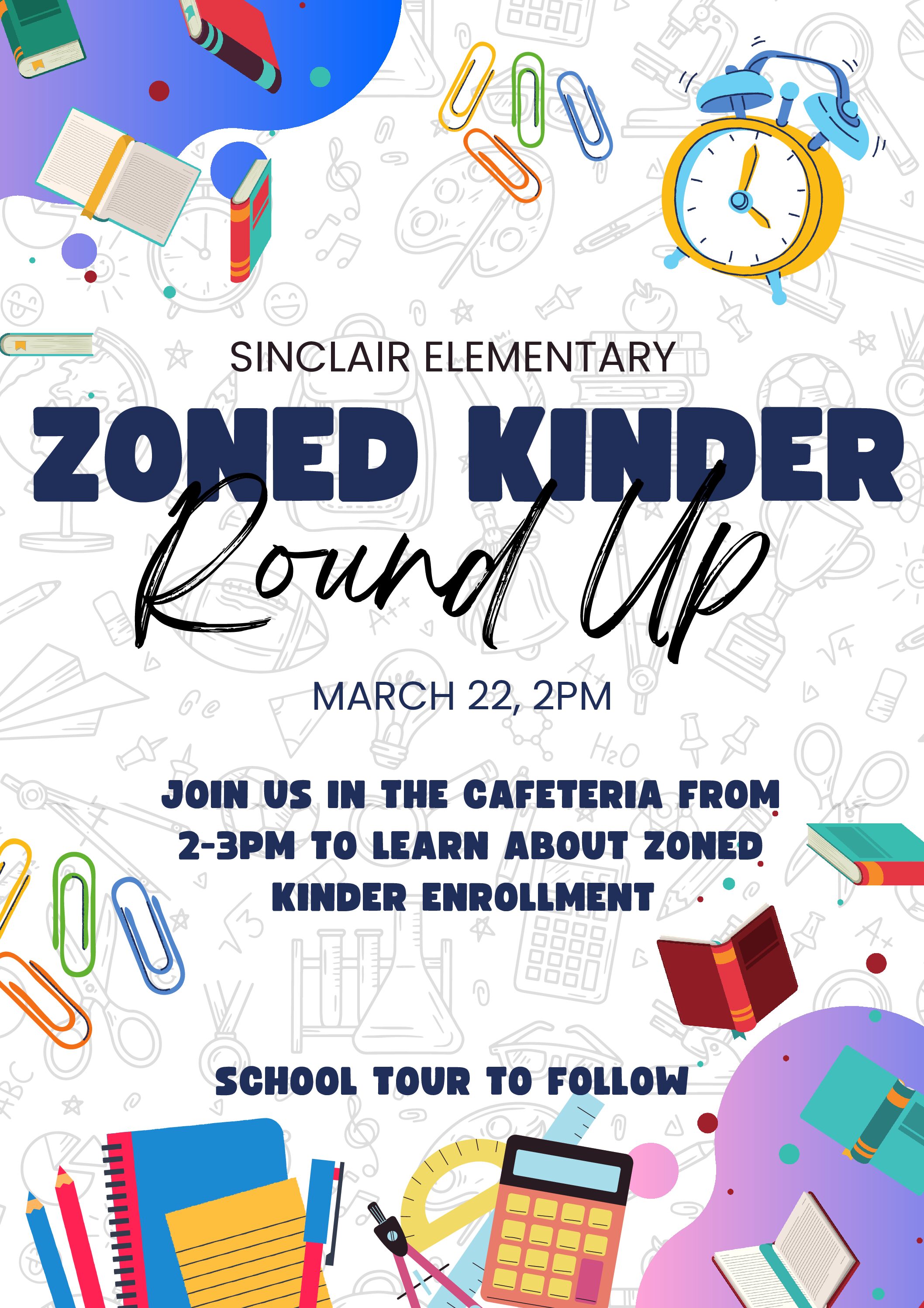 Zoned Kinder Roundup 2025 - 2026